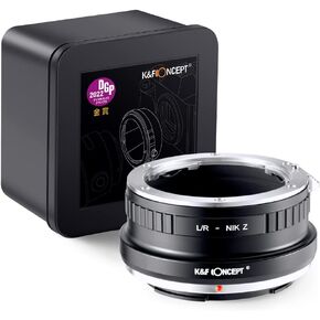 K&F Concept Lens Mount Adapter L/R-NIK Z Manual Focus Compatible with Leica R Lens to Nikon Z Mount Camera Body