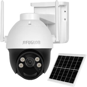 4G LTE Cellular Solar Security Camera Outdoor, No WiFi Outdoor Security, 360° Live View, 2.5K Night Vision, PIR Motion Sensor, 2 Way Talk (32G SD & SIM Included) - Ideal Off Grid Cellular Camera (4G)