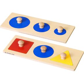 Montessori Outlet Multiple Shape Puzzles for 0-3 Years Montessori Education at School and Home