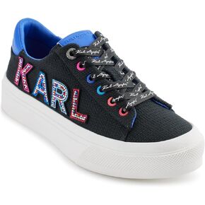 KARL LAGERFELD Women's Cushioned Insole Everyday Gida-Lace Up Sneaker