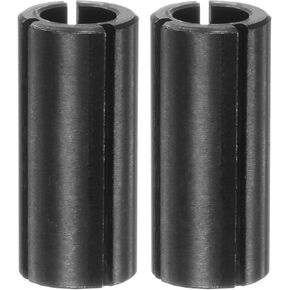 uxcell Router Collet Chuck Driver Adapter 1/2" (12.7mm) to 5/16"(7.94mm) Carbon Steel CNC Engraving Bit Router Converter for Woodworking Engraving Machine Tool 2pcs