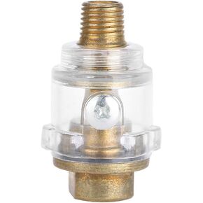 1/4" BSP Mini in Line Air Tool Oil Lubricator Oiler Compressor Pipe Automatic Lubrication
