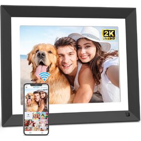 Digital Picture Frame 11" Dual-WiFi-Photo-Frame - 2K 16GB Smart Frame, 2176x1600 FHD IPS Touch Screen, Motion Sensor, Digital Frames for Photos or Videos via App or Email, Free Cloud, Gift for Mom Dad