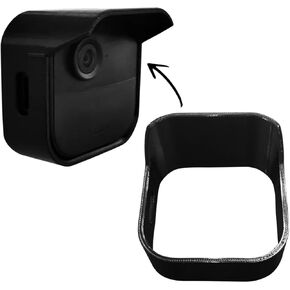 SplashNColor Blink 4 Outdoor Camera Waterproof Cover – Weatherproof Protective Skin Cover for Blink Outdoor 4 – Durable Blink Covers for Outdoors Waterproof - Easy Installation - 2 Pack - Black