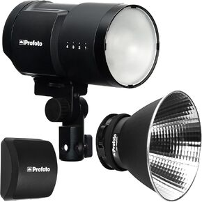 Profoto B10X فلاش خارج الكاميرا وحزمة الضوء المستمر مع بطارية Profoto li-ion لـ B10 و Profoto OCF Magnum Reflector (3 عناصر)