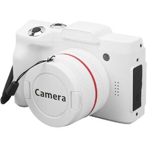 16MP Digital Camera, HD White Color Multi Axes Stabilization Smart Beginner Vlogging Camera, 1080P Video Recording, 2.4 Inch HD Display, Wide Application