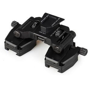 Metal Double Dovetail Helmet Mount for Night Vision PVS-18 use for Hunting/Outdoors