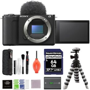 Sony ZV-E10 II Mirrorless Camera Black Bundle with Advanced Accessories | zve10