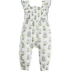 Mud Pie baby-boys Children's Bluebell Printed Longall