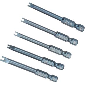Spanner Screwdriver Bit Set - [2.5 Inch x H1/4 x U4 U5 U6 U7 U8] Magnetic U-type Screw Driver Batch Head for Pneumatic or Power Tool Use, S2 Steel