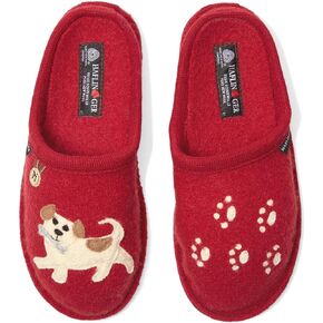 HAFLINGER Fido Navy Slippers