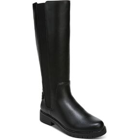 Style & Co. Womens Gwynn Faux Leather Tall Knee-High Boots Black 11 Medium (B,M)