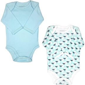 123 Bear Baby Bodysuits 100% Combed Cotton Unisex Boys Girls