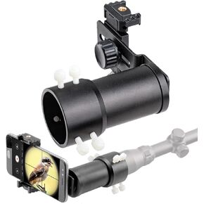 Smartphone Scope Adapter - Universal Mount for Photography & Wildlife Observation - Fits 38mm-46mm Eyepieces