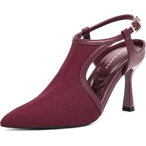 NEWBELLA Women's Sexy Pointed Toe Heeled Pumps