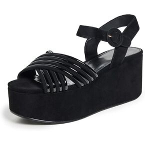 Tory Burch Women's Bombe Cross Strap Platform Sandals 50mm