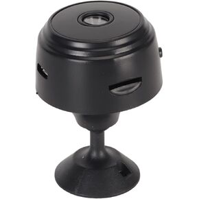 Mini Security Camera, 1080P Nanny Cam with Night Vision, App Control Magnetic Portable Camera Motion Detection, for Indoor Outdoor (Black)