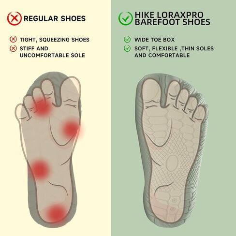 Grounded Footwear for Women Barefoot Shoes,Grounded Footwear for Mens,Hike Barefoot Shoes Womens Footwear,2025 New Comfortable Non-Slip Barefoot Vitality Shoes,Men's Women's Water Shoes Wide Toe Box in Saudi Arabia