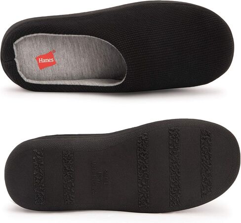 Hanes Women's Soft Waffle Knit Clog Slippers with Indoor/Outdoor Sole in Saudi Arabia