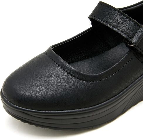 Enllerviid Women Mary Jane Shoes Buckle Air-Air-Compled heel kyel kyel rolle in Kuwait
