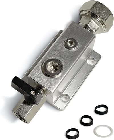 Kit Mifold Kit 1/2 "إدخال NPT ، 1/2" ، 1/4 "إخراج NPT لـ 3/4" ضاغط الهواء المنوع نظام أنابيب المنوع شريط مشعب #F23030 | 1pcs in Kuwait