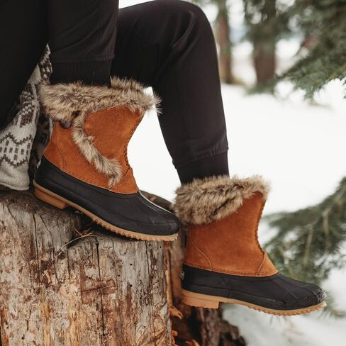 BEARPAW Women's Deborah Multiple Colors | Women's Mid-Calf Boot | Women's Slip-On Boot | Comfortable Winter Boot in Saudi Arabia