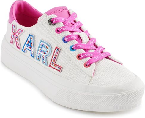 KARL LAGERFELD Women's Cushioned Insole Everyday Gida-Lace Up Sneaker in Saudi Arabia