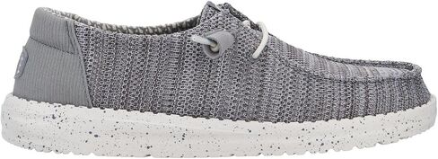 HEYDUDE Wendy Stretch Sox Wide Light Grey Size 9, Women’s Shoes, Women’s Slip-on Loafers, Comfortable & Light-Weight in Saudi Arabia