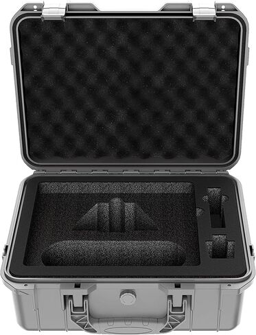 علبة سفر ماء Starlink ، حالة سفر مقاومة للماء لخطين صغير مع رغوة مصبوبة للملحقات المصغرة ، حالة تخزين قابلة للقفل أسود (أسود) in Kuwait