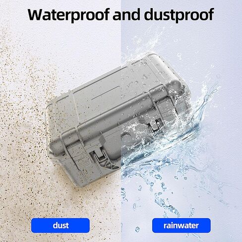 علبة سفر ماء Starlink ، حالة سفر مقاومة للماء لخطين صغير مع رغوة مصبوبة للملحقات المصغرة ، حالة تخزين قابلة للقفل أسود (أسود) in Kuwait