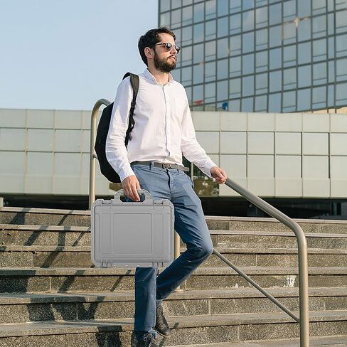 علبة سفر ماء Starlink ، حالة سفر مقاومة للماء لخطين صغير مع رغوة مصبوبة للملحقات المصغرة ، حالة تخزين قابلة للقفل أسود (أسود) in Kuwait