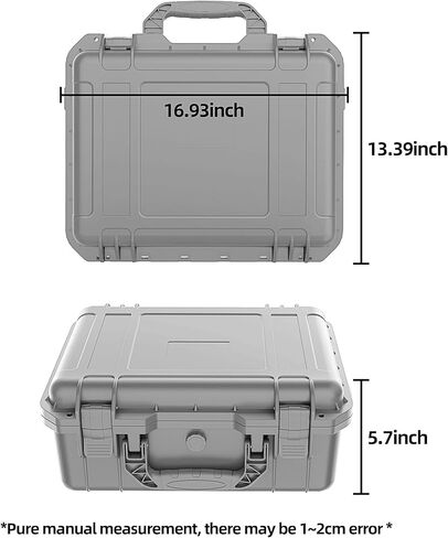 علبة سفر ماء Starlink ، حالة سفر مقاومة للماء لخطين صغير مع رغوة مصبوبة للملحقات المصغرة ، حالة تخزين قابلة للقفل أسود (أسود) in Kuwait
