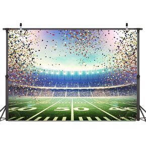 Dudaacvt 7x5FT Super Bowl Backdrop Super Bowl Sunday Party Backdrop American Football Backdrop Sports Backdrop Super Bowl Photography Background Super Bowl Themed Birthday Backdrop