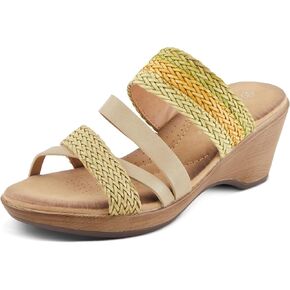 PATRIZIA Women's MAHINA Cross-Strapped Wedge Sandals