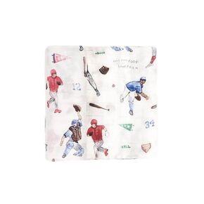 Little Unicorn – Homerun Deluxe Swaddle | Single | 100% Rayon Muslin from Bamboo | Super Soft | Newborns and Infants | Large 47" x 47" | Machine Washable
