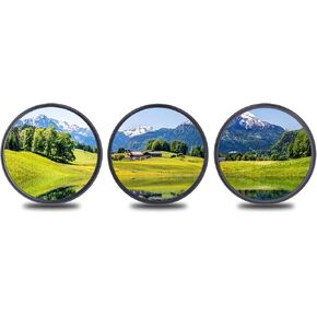 72mm ND Lens Filter Kit ND2 ND4 ND8 Neutral Density Filter for DSLR Camera with 72mm Lens, Multi Layer Coating 72mm Lens Filter, 49/55/62/67/72/77mm ND Filter Optional, Shooting Accessory (72mm)