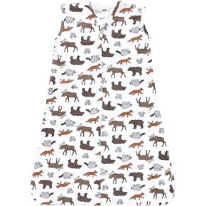 Hudson Baby Unisex Baby Cotton Sleeveless Wearable Sleeping Bag, Sack, Blanket
