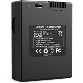 Rechargeable Lithium Battery Compatible with eufy S330 S230 S220 E330 Video Smart Lock 3-in-1 and Smart Drop(10500mAh)