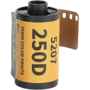 Color Print Film, 35mm ECN 2 Process Colour Print Camera Film Roll Professional Wide Exposure Range High Resolution Vintage Film Roll for 135 Camera Photo Accessories (36 Sheet)