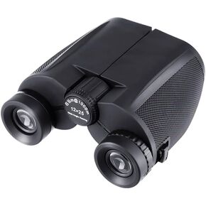 12x25 Binoculars for Adults, Large View/Eyepiece Compact Binoculars with Low Light Vision, High Powered Easy Focus Binoculars for Bird Watching, Travel, Concert Theater