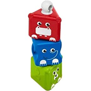Replacement Parts for Fisher-Price 3-in-1 Spin & Sort Activity Center - FWY39 ~ Replacement Stacking Toys ~ Green Triangle, Blue Square and Red Triangle