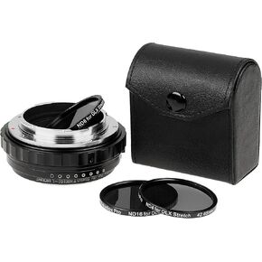 Fotodiox DLX Stretch Lens Adapter - Compatible with Nikon F Mount G-Type Lens to L-Mount Alliance Mirrorless Cameras with Macro Focusing Helicoid and Magnetic Drop-in Filters