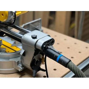 ToolCurve's Hose Adapter Compatible Festool 27mm Hose to Dewalt Miter Saw