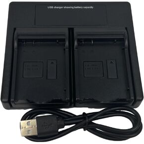USB LED Dual Camera Charger for EN-EL14 EN EL14a, which for Camera D3500, D5600, D3300, D5100, D5500, D3100, D3200, D5200, D5300, D3400, DF, Coolpix P7000, P7100, P7700, P7800