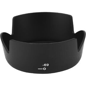 Acouto Lens Hood Plastic HB-69 Lens Hood for Nikon AF S DX 18-55mm f 3.5-5.6G VR II with Lenses Lens Hood Photography Accessories