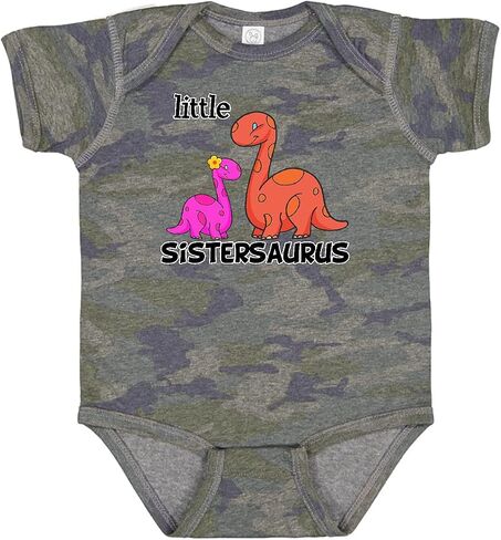 inktastic Little Sistersaurus Baby Bodysuit in Saudi Arabia