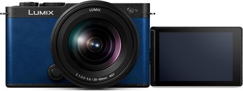 كاميرا Lumix S9 كاملة الإطار مع عدسة حبل 20-60 مم F3.5-5.6 لتر ، كاميرا مضغوطة بدون مرآة لمبدعي المحتوى DC-S9KA (الأزرق) (متجدد) in Saudi Arabia