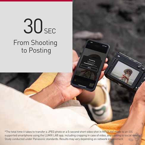 كاميرا Lumix S9 كاملة الإطار مع عدسة حبل 20-60 مم F3.5-5.6 لتر ، كاميرا مضغوطة بدون مرآة لمبدعي المحتوى DC-S9KA (الأزرق) (متجدد) in Saudi Arabia