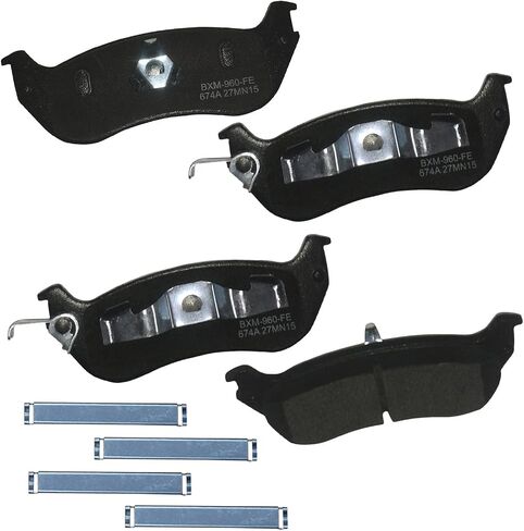 مجموعة وسائد الفرامل الفاخرة Bendix SBM1775 لسيارة Ford Transit-150 2017-2015، Transit-250 2017-2015، Transit-350 2017-2015، Transit-350 HD 2017-2015- (خلفي) in Saudi Arabia