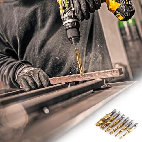 أداة الحفر المتري ، M3 M10 Titanium مغلفة 1/4 بوصة HSS HSS SHEX SHANK PRICK in Kuwait